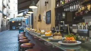 El Pintxo de Petritxol bar with pintxos after visiting La Boqueria Market