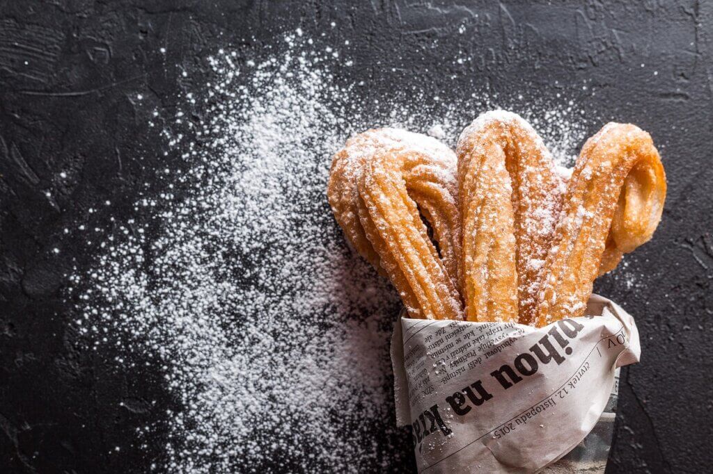 churros con chocolate